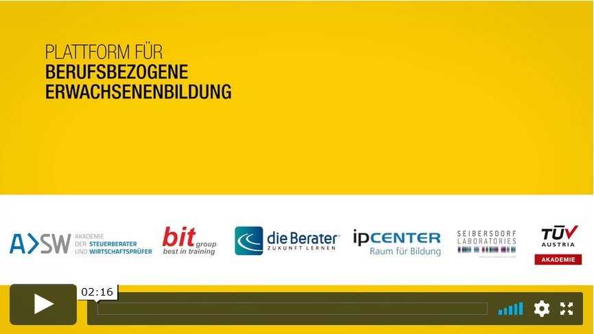 Plattform für berufsbezogene Erwachsenenbildung